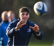 15 January 2024; Charlie Tector during a Leinster Rugby squad training session at UCD in Dublin. Photo by Harry Murphy/Sportsfile