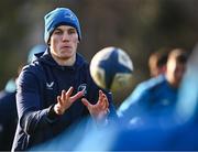 15 January 2024; Sam Prendergast during a Leinster Rugby squad training session at UCD in Dublin. Photo by Harry Murphy/Sportsfile