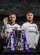 16 January 2024; AIB ambassadors, Mark Bergin of O’Loughlin Gaels, left, and Fintan Burke of St Thomas’, pictured ahead of the AIB GAA Senior Club Championship Hurling All-Ireland Final, between St Thomas’ and O’Loughlin Gaels. This season, AIB will honour #TheToughest players in Gaelic Games - those who persevere no matter what, giving their all for their club and community. AIB is in its 33rd year supporting the AIB GAA All-Ireland Club Championships. Photo by Sam Barnes/Sportsfile