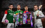 16 January 2024; AIB ambassadors, from left, Brian Stack of St Brigid's, Conor Glass of Glen, Fintan Burke of St Thomas' and Mark Bergin of O'Loughlin Gaels, pictured ahead of the AIB GAA Senior Club Championship Football All-Ireland Final, between Watty Graham’s Glen and St Brigid’s. This season, AIB will honour #TheToughest players in Gaelic Games - those who persevere no matter what, giving their all for their club and community. AIB is in its 33rd year supporting the AIB GAA All-Ireland Club Championships. Photo by Sam Barnes/Sportsfile