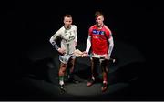 16 January 2024; AIB ambassadors, Mark Bergin of O’Loughlin Gaels, left, and Fintan Burke of St Thomas’, pictured ahead of the AIB GAA Senior Club Championship Hurling All-Ireland Final, between St Thomas’ and O’Loughlin Gaels. This season, AIB will honour #TheToughest players in Gaelic Games - those who persevere no matter what, giving their all for their club and community. AIB is in its 33rd year supporting the AIB GAA All-Ireland Club Championships. Photo by Sam Barnes/Sportsfile