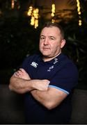 16 January 2024; Head coach Richie Murphy stands for a portrait during a Ireland U20 rugby media conference at PwC head offices in Dublin. Photo by Ben McShane/Sportsfile