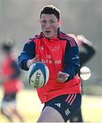 16 January 2024; Colm Hogan during Munster Rugby squad training at UniverstyUniversityrtsfile