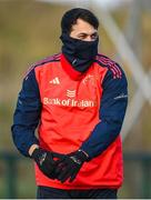 16 January 2024; Antoine Frisch during Munster Rugby squad training at University of Limerick in Limerick. Photo by Brendan Moran/Sportsfile