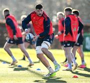 16 January 2024; Fineen Wycherley during Munster Rugby squad training at University of Limerick in Limerick. Photo by Brendan Moran/Sportsfile