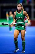 16 January 2024; Sarah Torrans of Ireland looks on during the FIH Women's Olympic Hockey Qualifying Tournament Pool A match between Ireland and Korea Republic at Campo de Hockey Hierba Tarongers in Valencia, Spain. Photo by Manuel Queimadelos/Sportsfile