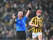 13 January 2024; Referee Colm McDonald during the AIB GAA Hurling All-Ireland Junior Club Championship final match between St Catherine's of Cork and Tullogher Rosbercon of Kilkenny at Croke Park in Dublin. Photo by Piaras Ó Mídheach/Sportsfile