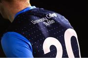 16 January 2024; A detailed view of a UCD jersey during the Electric Ireland Higher Education GAA Sigerson Cup Round 2 match between UCD and Ulster University at Dave Billings Park in Belfield, Dublin. Photo by Harry Murphy/Sportsfile