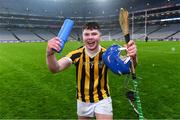 13 January 2024; Tony Conway of Tullogher Rosbercon celebrates after his side's victory in the AIB GAA Hurling All-Ireland Junior Club Championship final match between St Catherine's of Cork and Tullogher Rosbercon of Kilkenny at Croke Park in Dublin. Photo by Piaras Ó Mídheach/Sportsfile