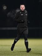 17 January 2024; Referee David Gough during the Electric Ireland Higher Education GAA Sigerson Cup Round 2 match between MTU Cork and ATU Donegal at the GAA National Games Development Centre in Abbotstown, Dublin. Photo by Ben McShane/Sportsfile