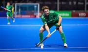 17 January 2024; Michael Robson of Ireland during the FIH Men's Olympic Hockey Qualifying Tournament Pool A match between Ireland and Japan at Campo de Hockey Hierba Tarongers in Valencia, Spain. Photo by Manuel Queimadelos/Sportsfile