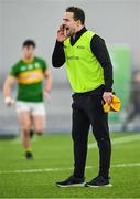 12 January 2024; Leitrim manager Andy Moran before the Connacht FBD League semi-final match between Leitrim and Galway at University of Galway Connacht GAA AirDome in Bekan, Mayo. Photo by Piaras Ó Mídheach/Sportsfile