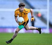 14 January 2024; Seán Keane of Listowel Emmets during the AIB GAA Football All-Ireland Junior Club Championship final match between Arva of Cavan and Listowel Emmets of Kerry at Croke Park in Dublin. Photo by Piaras Ó Mídheach/Sportsfile