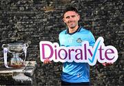18 January 2024; Dublin footballer Niall Scully poses for a portrait during a promotional launch event for the Dioralyte O’Byrne Cup Final at the GAA National Games Development Centre in Abbotstown, Dublin, ahead of Saturday's final between Dublin and Longford. Photo by Sam Barnes/Sportsfile