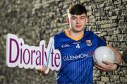 18 January 2024; Longford footballer Bryan Masterson poses for a portrait during a promotional launch event for the Dioralyte O’Byrne Cup Final at the GAA National Games Development Centre in Abbotstown, Dublin, ahead of Saturday's final between Dublin and Longford. Photo by Sam Barnes/Sportsfile