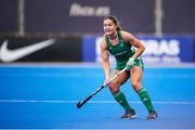 18 January 2024; Sarah Torrans of Ireland reacts during the FIH Women's Olympic Hockey Qualifying Tournament semi-final match between Ireland and Spain at Campo de Hockey Hierba Tarongers in Valencia, Spain. Photo by Manuel Queimadelos/Sportsfile