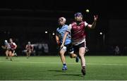 18 January 2024; Niall Collins of University of Galway during the Electric Ireland Higher Education GAA Fitzgibbon Cup Round 1 match between SETU Carlow and University of Galway at SETU Carlow Sport Complex in Carlow. Photo by Seb Daly/Sportsfile