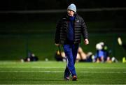 18 January 2024; SETU Carlow manager Seamus Plunkett before the Electric Ireland Higher Education GAA Fitzgibbon Cup Round 1 match between SETU Carlow and University of Galway at SETU Carlow Sport Complex in Carlow. Photo by Seb Daly/Sportsfile
