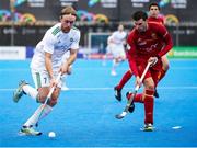 19 January 2024; Tim Cross of Ireland in action during the FIH Men's Olympic Hockey Qualifying Tournament semi-final match between Ireland and Spain at Campo de Hockey Hierba Tarongers in Valencia, Spain. Photo by Manuel Queimadelos/Sportsfile