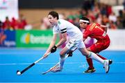 19 January 2024; Sean Murray of Ireland in action against Enrique Gonzalez of Spain during the FIH Men's Olympic Hockey Qualifying Tournament semi-final match between Ireland and Spain at Campo de Hockey Hierba Tarongers in Valencia, Spain. Photo by Manuel Queimadelos/Sportsfile