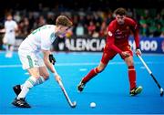 19 January 2024; Jonathan Lynch of Ireland during the FIH Men's Olympic Hockey Qualifying Tournament semi-final match between Ireland and Spain at Campo de Hockey Hierba Tarongers in Valencia, Spain. Photo by Manuel Queimadelos/Sportsfile