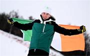 19 January 2024; Alpine skier Finlay Wilson of Team Ireland poses for a portrait at the athletes village before the Winter Youth Olympic Games 2024 at Gangwon in South Korea. Photo by Eóin Noonan/Sportsfile