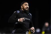 19 January 2024; Bundee Aki of Connacht before the Investec Champions Cup Pool 1 Round 4 match between Connacht and Bristol Bears at the Dexcom Stadium in Galway. Photo by Seb Daly/Sportsfile
