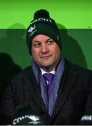 19 January 2024; An Taoiseach Leo Varadkar TD before the Investec Champions Cup Pool 1 Round 4 match between Connacht and Bristol Bears at the Dexcom Stadium in Galway. Photo by Seb Daly/Sportsfile