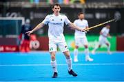 19 January 2024; Ben Johnson of Ireland reacts during the FIH Men's Olympic Hockey Qualifying Tournament semi-final match between Ireland and Spain at Campo de Hockey Hierba Tarongers in Valencia, Spain. Photo by Manuel Queimadelos/Sportsfile