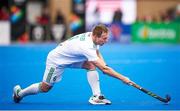 19 January 2024; Luke Madeley of Ireland in action during the FIH Men's Olympic Hockey Qualifying Tournament semi-final match between Ireland and Spain at Campo de Hockey Hierba Tarongers in Valencia, Spain. Photo by Manuel Queimadelos/Sportsfile