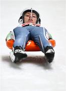 20 January 2024; Lily Cooke of Team Ireland competes in the luge event during day one of the Winter Youth Olympic Games 2024 at Gangwon in South Korea. Photo by Eóin Noonan/Sportsfile