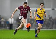 19 January 2024; Céin Darcy of Galway during the Connacht FBD League final match between Roscommon and Galway at University of Galway Connacht GAA AirDome in Bekan, Mayo. Photo by Tyler Miller/Sportsfile
