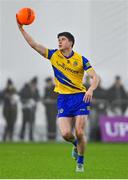 19 January 2024; Niall Higgins of Roscommon during the Connacht FBD League final match between Roscommon and Galway at University of Galway Connacht GAA AirDome in Bekan, Mayo. Photo by Tyler Miller/Sportsfile