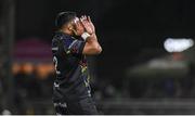 19 January 2024; Bundee Aki of Connacht during the Investec Champions Cup Pool 1 Round 4 match between Connacht and Bristol Bears at the Dexcom Stadium in Galway. Photo by Seb Daly/Sportsfile