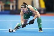 20 January 2024; Roisin Upton of Ireland warms up before the FIH Women's Olympic Hockey Qualifying Tournament third/fourth place play-off match between Ireland and Great Britain at Campo de Hockey Hierba Tarongers in Valencia, Spain. Photo by Manuel Queimadelos/Sportsfile