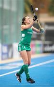 20 January 2024; Ellen Curran of Ireland warms up before the FIH Women's Olympic Hockey Qualifying Tournament third/fourth place play-off match between Ireland and Great Britain at Campo de Hockey Hierba Tarongers in Valencia, Spain. Photo by Manuel Queimadelos/Sportsfile