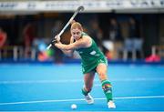 20 January 2024; Katie Mullan of Ireland warms up before the FIH Women's Olympic Hockey Qualifying Tournament third/fourth place play-off match between Ireland and Great Britain at Campo de Hockey Hierba Tarongers in Valencia, Spain. Photo by Manuel Queimadelos/Sportsfile