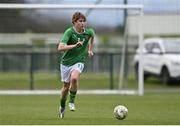 20 January 2024; Shea Callery of Republic of Ireland during the international friendly match between Republic of Ireland MU15 and Australia U16 Schoolboys at the FAI National Training Centre in Abbotstown, Dublin. Photo by Seb Daly/Sportsfile
