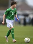 20 January 2024; Ryan Cunningham of Republic of Ireland during the international friendly match between Republic of Ireland MU15 and Australia U16 Schoolboys at the FAI National Training Centre in Abbotstown, Dublin. Photo by Seb Daly/Sportsfile