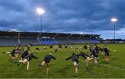 20 January 2024; Kerry players warm up before the 2024 Lidl Ladies National Football League Division 1 Round 1 fixture between Dublin and Kerry at Parnell Park in Dublin. Photo by Sam Barnes/Sportsfile