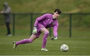 20 January 2024; Republic of Ireland goalkeeper Rory Twohig during the international friendly match between Republic of Ireland MU15 and Australia U16 Schoolboys at the FAI National Training Centre in Abbotstown, Dublin. Photo by Seb Daly/Sportsfile