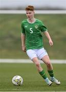 20 January 2024; Séan Spaight of Republic of Ireland during the international friendly match between Republic of Ireland MU15 and Australia U16 Schoolboys at the FAI National Training Centre in Abbotstown, Dublin. Photo by Seb Daly/Sportsfile