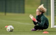 20 January 2024; Republic of Ireland goalkeeper Stas Wasilewski before the international friendly match between Republic of Ireland MU15 and Australia U16 Schoolboys at the FAI National Training Centre in Abbotstown, Dublin. Photo by Seb Daly/Sportsfile