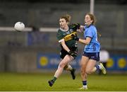 20 January 2024; Cáit Lynch of Kerry in action against Kate Murray of Dublin during the 2024 Lidl Ladies National Football League Division 1 Round 1 fixture between Dublin and Kerry at Parnell Park in Dublin. Photo by Sam Barnes/Sportsfile