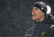 20 January 2024; Donegal manager Jim McGuinness during the Bank of Ireland Dr McKenna Cup final match between Derry and Donegal at O'Neills Healy Park in Omagh, Tyrone. Photo by Ramsey Cardy/Sportsfile
