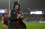 20 January 2024; A dejected Peter O’Mahony of Munster leaves the pitch after the Investec Champions Cup Pool 3 Round 4 match between Munster and Northampton Saints at Thomond Park in Limerick. Photo by Brendan Moran/Sportsfile