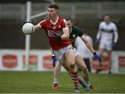 20 January 2024; Conor Corbett of Cork in action against Jason Foley of Kerry during the McGrath Cup final match between Kerry and Cork at Páirc Ui Rinn in Cork. Photo by Michael P Ryan/Sportsfile