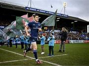 20 January 2024; Garry Ringrose of Leinster runs out before the Investec Champions Cup Pool 4 Round 4 match between Leicester Tigers and Leinster at Mattioli Woods Welford Road in Leicester, England. Photo by Harry Murphy/Sportsfile