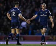 20 January 2024; Robbie Henshaw and Garry Ringrose of Leinster during the Investec Champions Cup Pool 4 Round 4 match between Leicester Tigers and Leinster at Mattioli Woods Welford Road in Leicester, England. Photo by Harry Murphy/Sportsfile