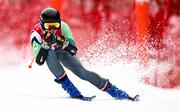 21 January 2024; Finlay Wilson of Team Ireland competes in the Super-G event during day two of the Winter Youth Olympic Games 2024 at Gangwon in South Korea. Photo by Eóin Noonan/Sportsfile